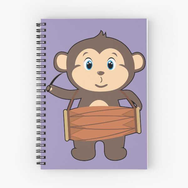 Item preview, animal djembe, cute monkey, camera,  djembe, bongo drums, cartoon monkey designed and sold by SyahrulPopArt.