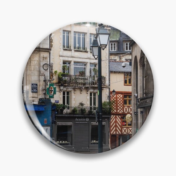 Item preview, Cold deserted streets of Rennes in Brittany. Autumn. designed and sold by Alexander Sorokopud.