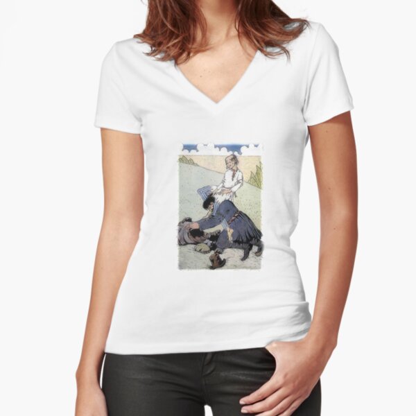 Fitted V-Neck T-Shirt