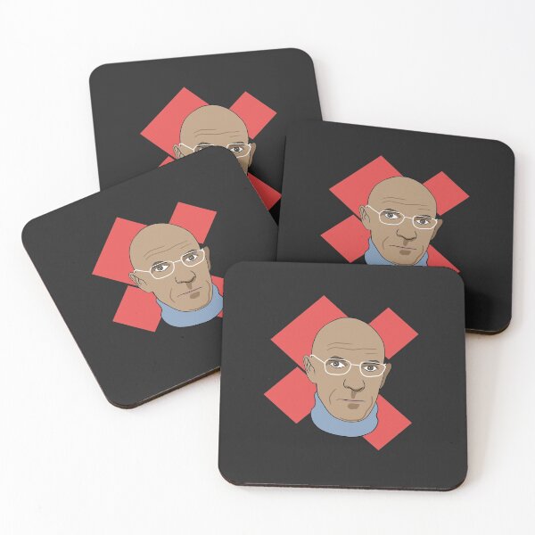 Item preview, Michel Foucault - Portrait With Squares designed and sold by isstgeschichte.