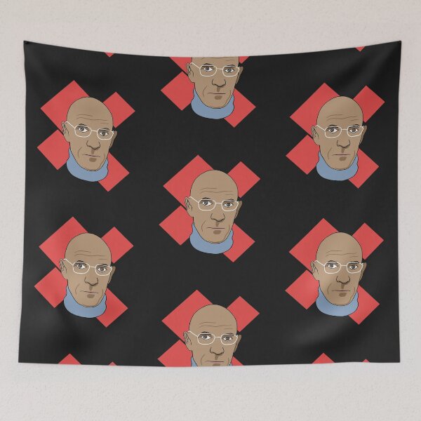 Item preview, Michel Foucault - Portrait With Squares designed and sold by isstgeschichte.