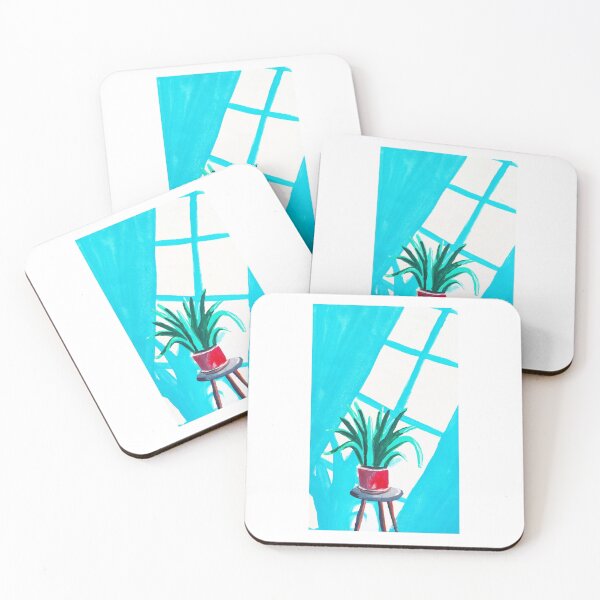 Item preview, Turquoise pastel plant designed and sold by missmarilee.