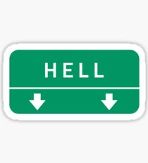 Highway to hell Sticker