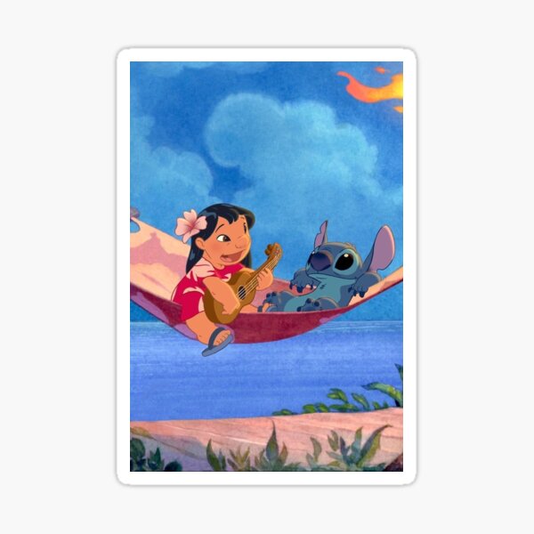 Lilo y Stitch Pegatina