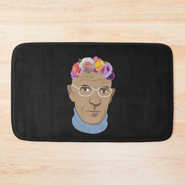 Item preview, Michel Foucault - Portrait With Flower Crown designed and sold by isstgeschichte.