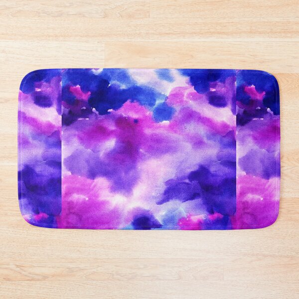 Item preview, Violet watercolor clouds 1 designed and sold by GrayCatGraphics.