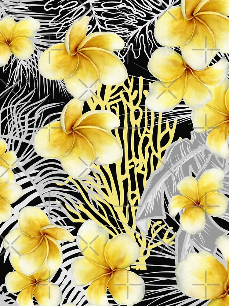 Hawaiian Frangipani a delightful watercolor design for those summer parties. Hope you can have fun with this. by JOHNC1