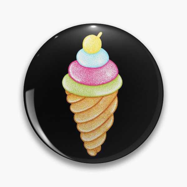 Item preview, Ice cream pointillism painting balloon twisting animal designed and sold by MitoP.