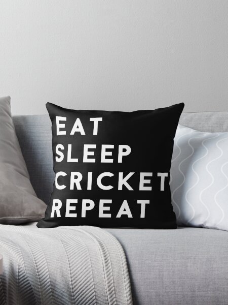 Artikel-Vorschau von Eat Sleep Cricket wiederholen, designt und verkauft von hellafandom.