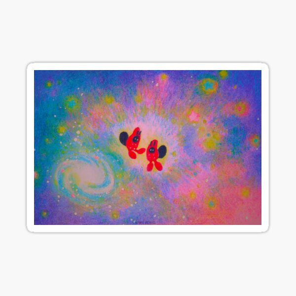 Hans in Space Sticker