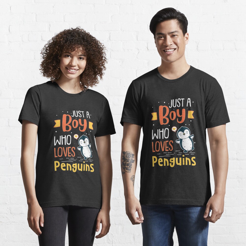 Just A Boy Who Loves Penguins - Funny Penguin Essential T-Shirt