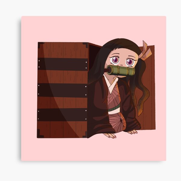 nezuko canvas painting