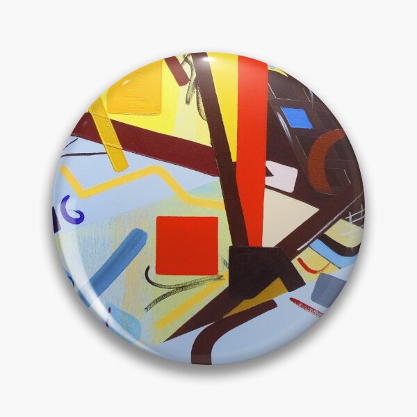 Item preview, Yellow Abstract Interior Art Print designed and sold by lisavrobinson.