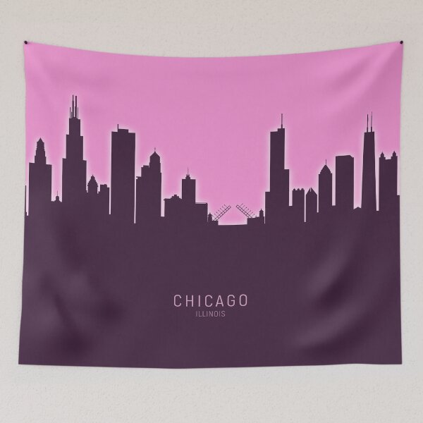 Item preview, Chicago Illinois Skyline designed and sold by ArtPrints.
