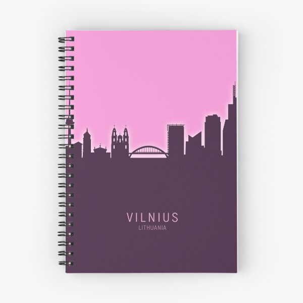 Item preview, Vilnius Lithuania Skyline designed and sold by ArtPrints.
