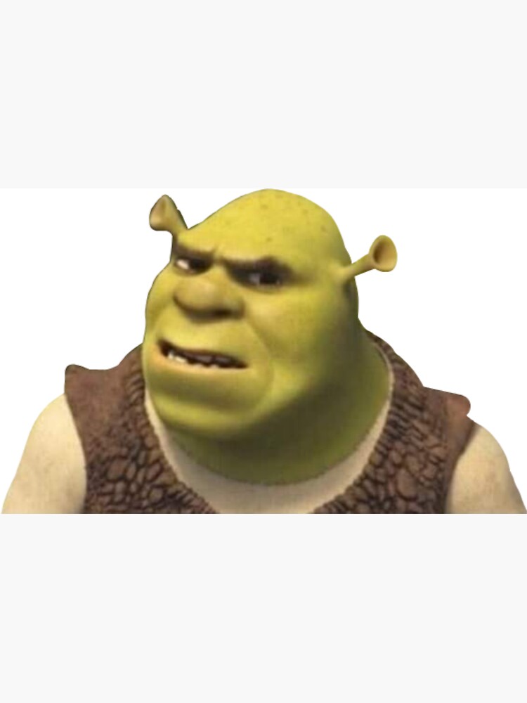 Confused Shrek sticker | Magnet