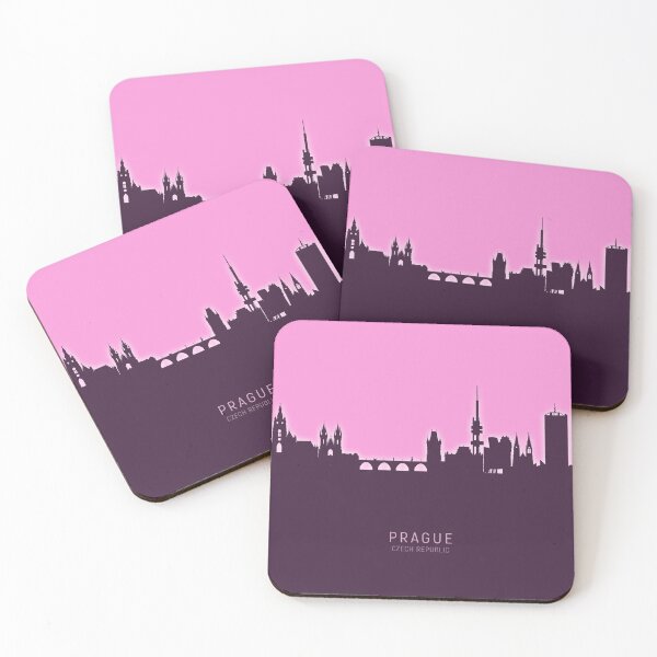 Item preview, Prague (Praha) Czech Republic Skyline designed and sold by ArtPrints.