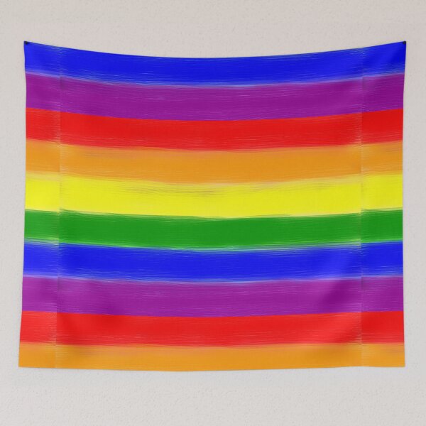 Item preview, Handrawn Rainbow Flag designed and sold by ChrisChrossie.