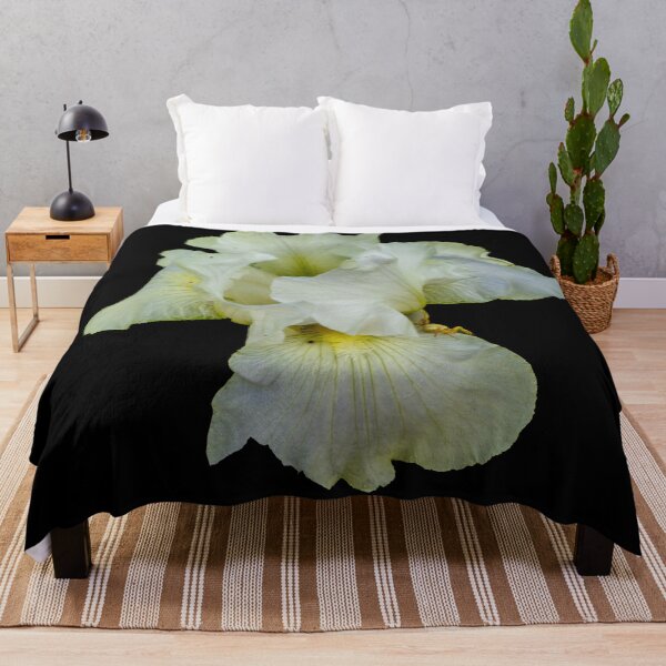 Item preview, Iris in White on Black designed and sold by Bryan Spellman.