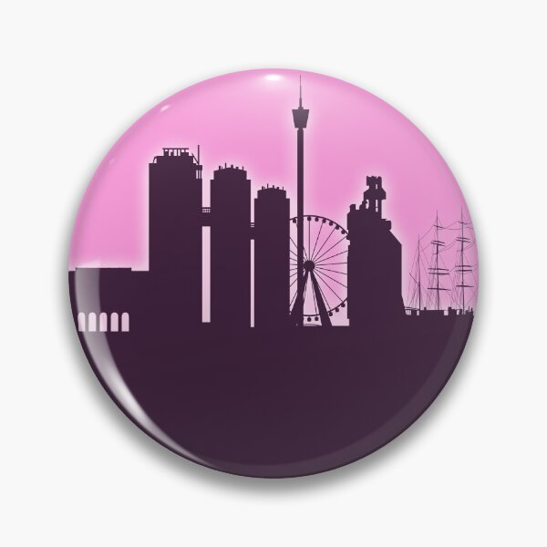 Item preview, Gothenburg Sweden Skyline designed and sold by ArtPrints.