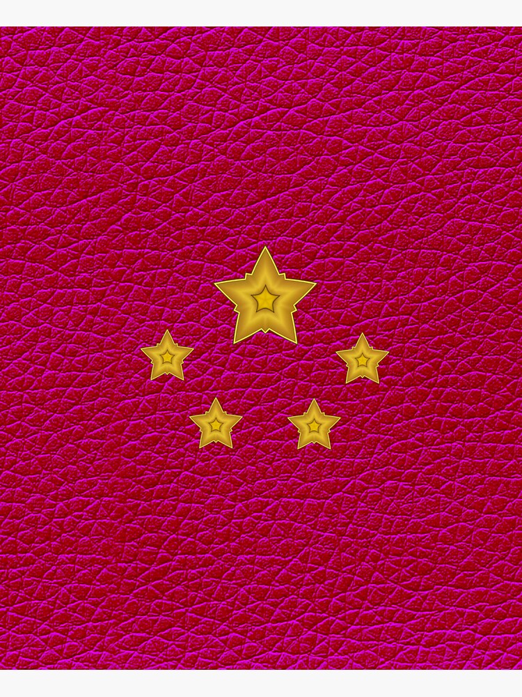 Thumbnail 3 of 3, Sticker, Red Stars (Chinese Flag) designed and sold by VkCases.