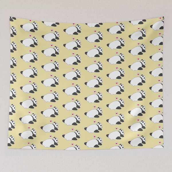 Item preview, Sleeeping Panda Baby With Heart designed and sold by Adrienn Ecsedi.