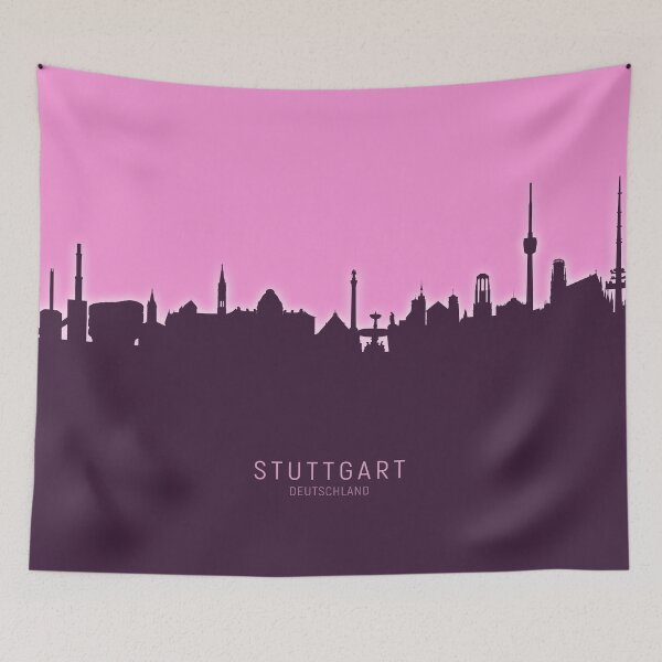 Artikelvorschau, Stuttgart Germany Skyline entworfen und verkauft von ArtPrints.