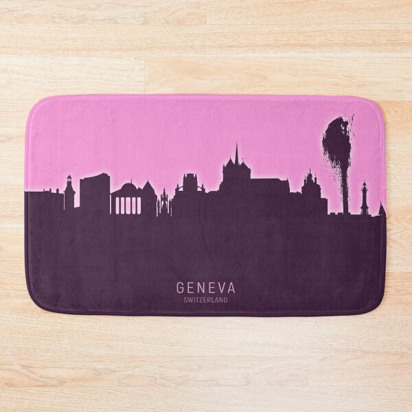 Item preview, Geneva Switzerland Skyline designed and sold by ArtPrints.