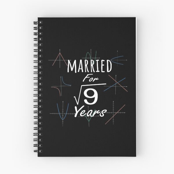 Item preview, Math 3rd Anniversary Gift Married Square Root Of 9 Years print designed and sold by Grabitees.