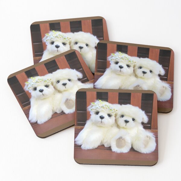Item preview, Teddy Bear Orphans Handmade bears 'Snow Bears' polar bears designed and sold by Teddy Bear Orphans .