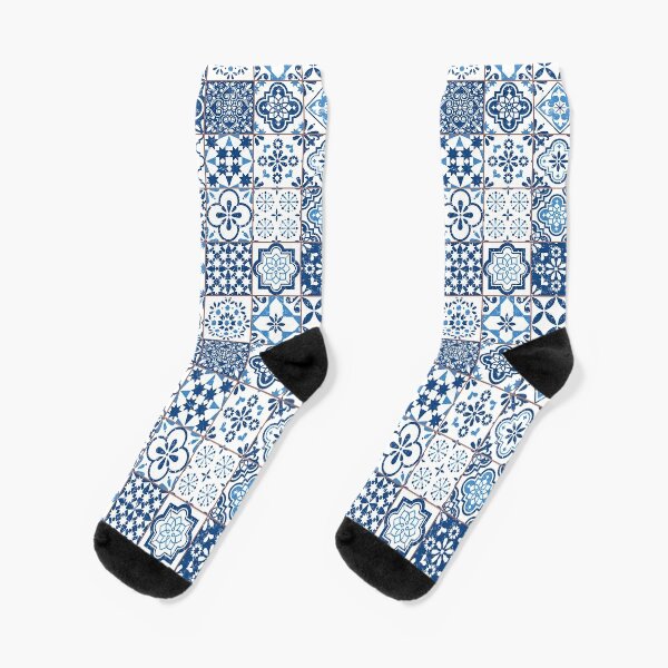 Portuguese Azulejos Socks