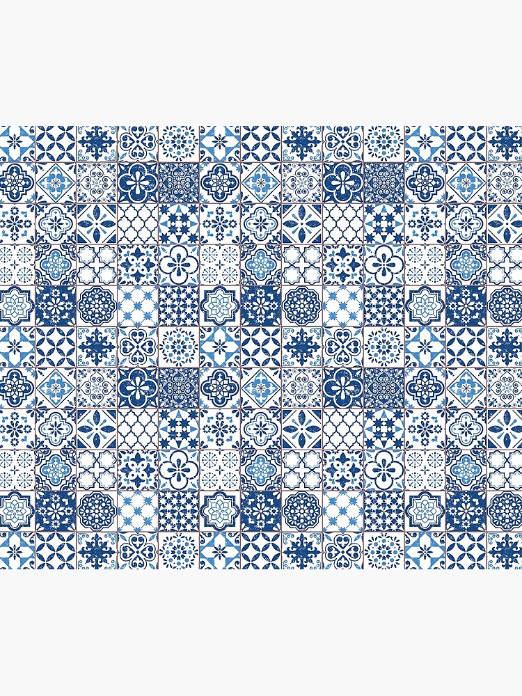 Discover Portuguese Azulejos Shower Curtain
