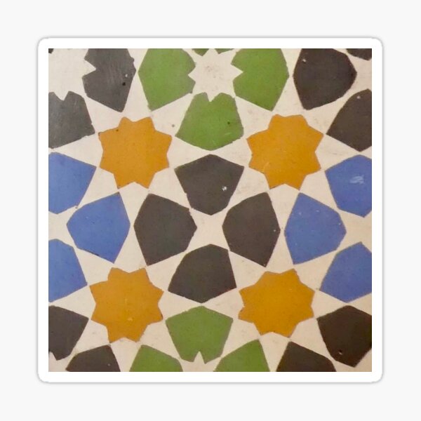 Moorish tile  Sticker