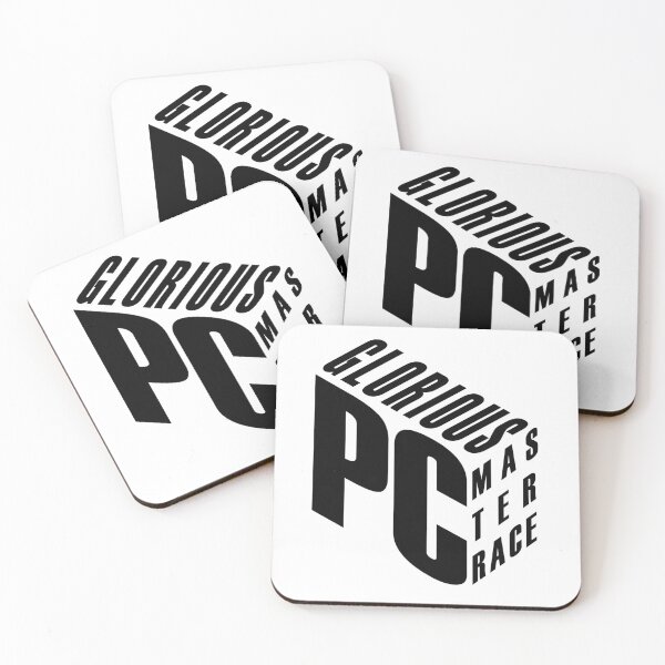 Item preview, Glorious PC Master Race Black | Gift for PC Gamers designed and sold by Sparcicus.