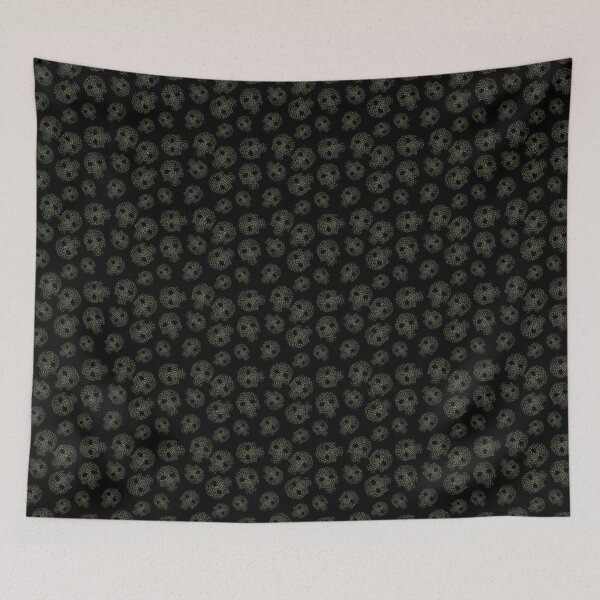 Item preview, Human doted skull pattern  designed and sold by Illutino.