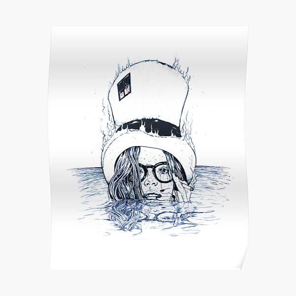 Chapeau Bleu Poster