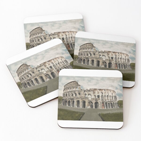 Item preview, Colosseum Painting designed and sold by Drawingsbyluji.