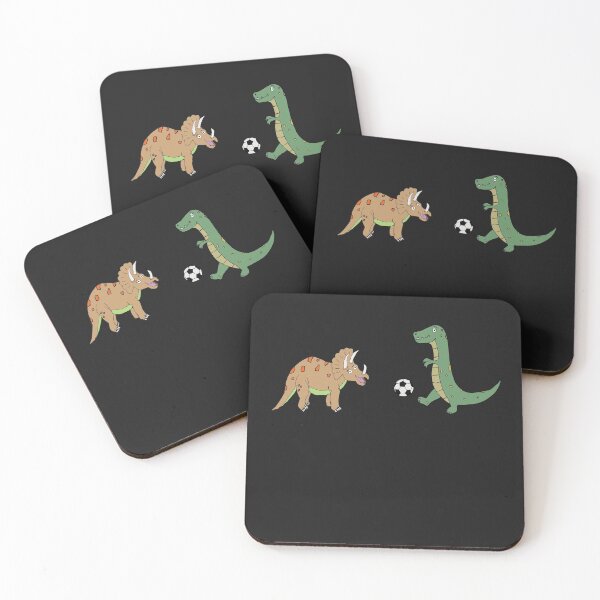 Item preview, 2 Cute Dinosaurs Playing Soccer designed and sold by iamhewho.
