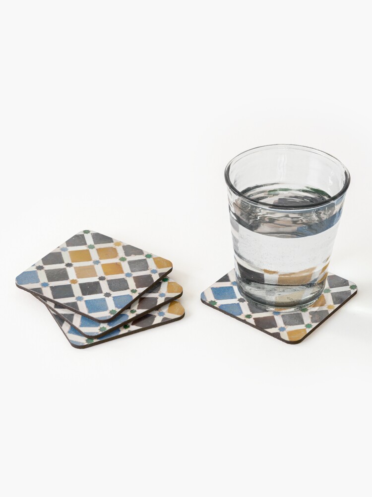 Alternate view of Moorish tile Coasters (Set of 4)