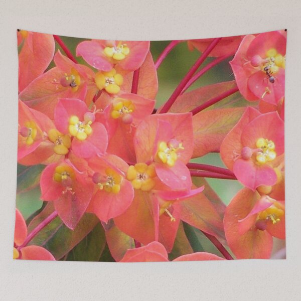 Item preview, Red flowers with ant designed and sold by Boscastle.