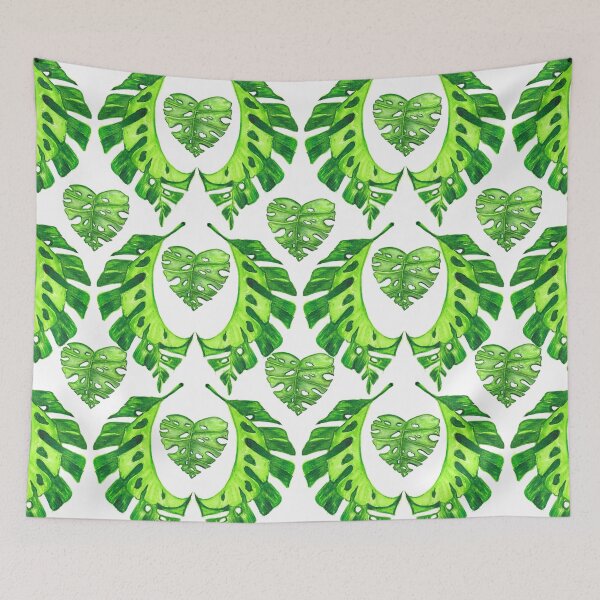 Item preview, WATERCOLOUR TROPICAL LEAVES PATTERN designed and sold by PrachiManerikar.