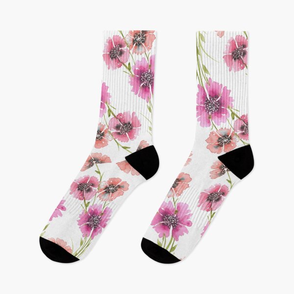 Item preview, WATERCOLOUR FLORAL DUET PATTERN designed and sold by PrachiManerikar.