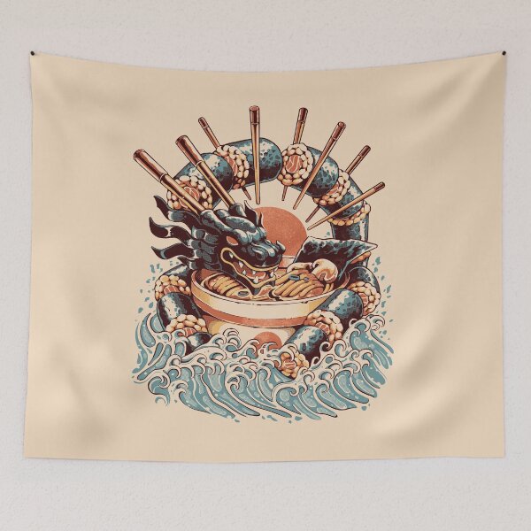 Item preview, Dragon Sushi Ramen designed and sold by Ilustrata®.