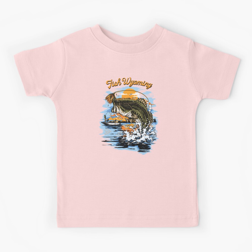 Largemouth Bass Fishing graphic  Fish Wyoming' Baby Organic T