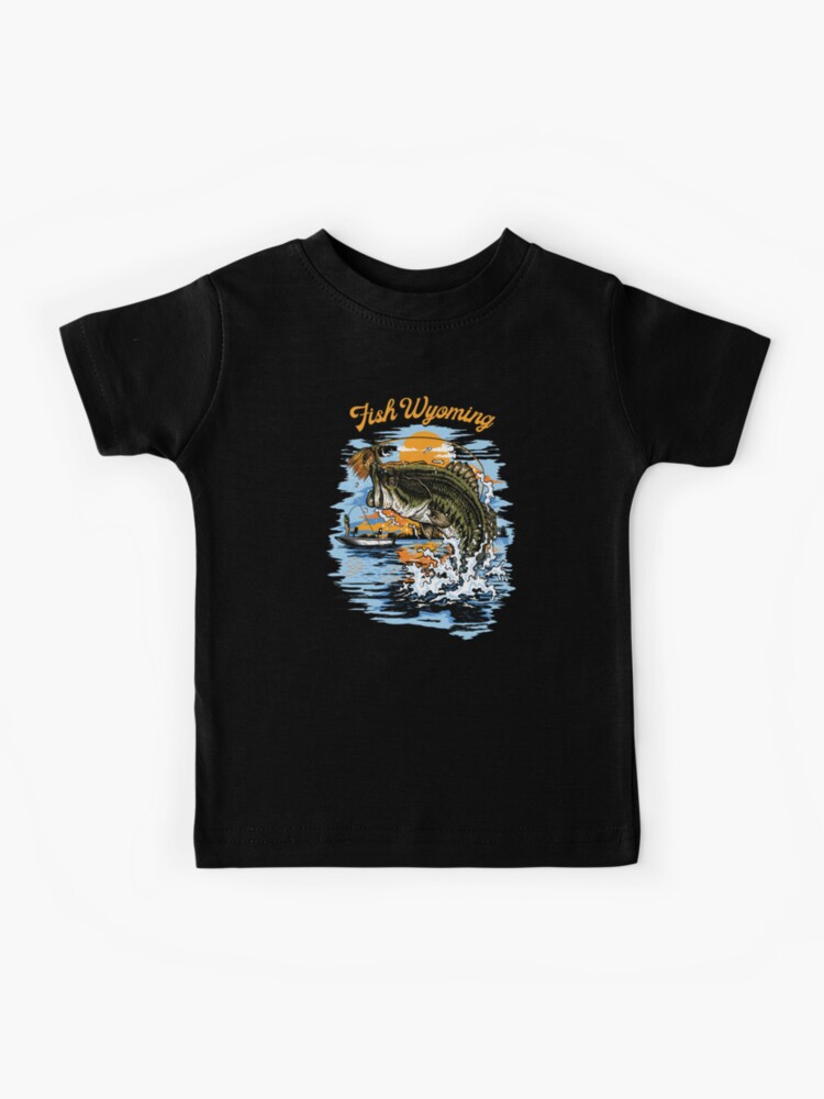 Largemouth Bass Fishing graphic  Fish Wyoming' Baby Organic T