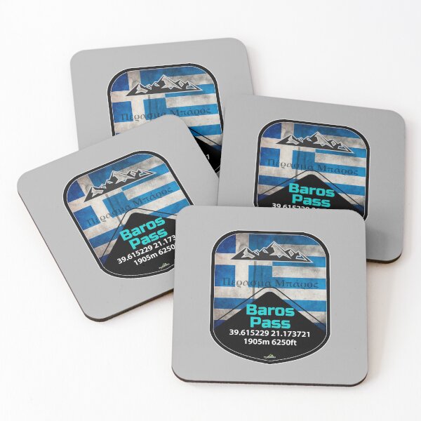 Item preview, Baros Pass Greece Motorcycle Cycle Sticker T-Shirt designed and sold by OuterShellUK.