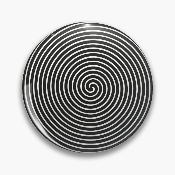 Item preview, Black And White Hypnotic Spiral designed and sold by artpirate.