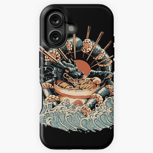 Item preview, Dragon Sushi Ramen - Black Version designed and sold by Ilustrata®.