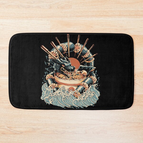 Item preview, Dragon Sushi Ramen - Black Version designed and sold by Ilustrata®.