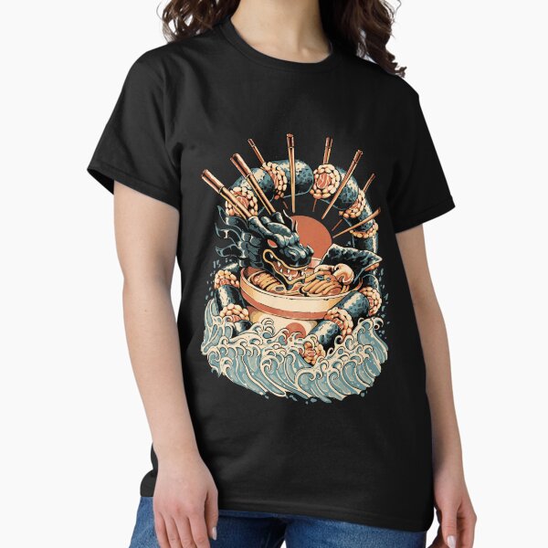 Item preview, Dragon Sushi Ramen - Black Version designed and sold by Ilustrata®.